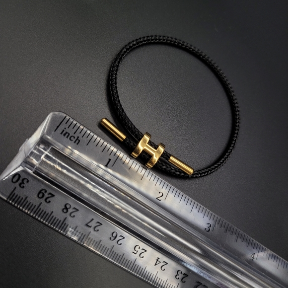 Stainless Steel Adjustable Clasp Bracelet - Picture 6 of 6